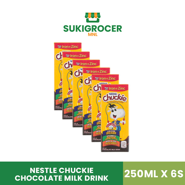Nestle Chuckie Chocolate Milk Drink 250ML x 6s