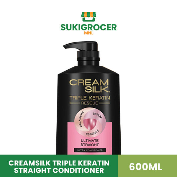 Creamsilk Triple Keratin Straight Conditioner 600ML