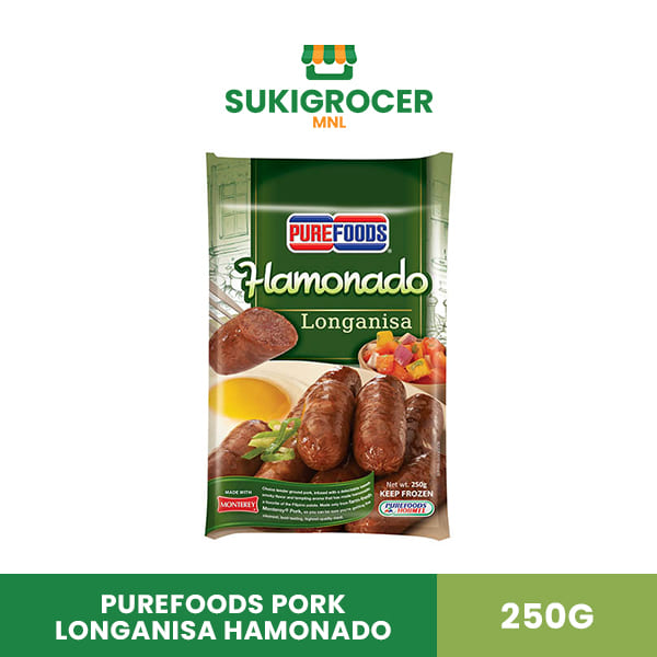 Purefoods Pork Longanisa Hamonado 250G