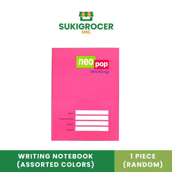Writing Notebook (Assorted Colors) Piece
