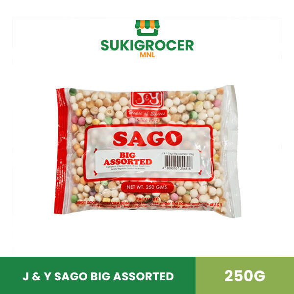 J & Y Sago Big Assorted 250G