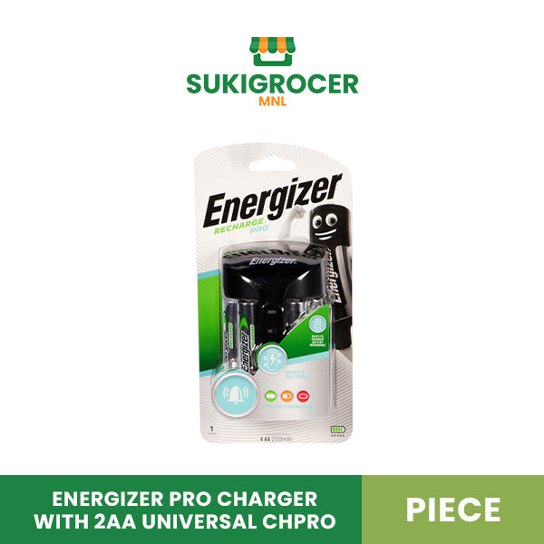 Energizer Pro Charger with 2AA Universal Chpro