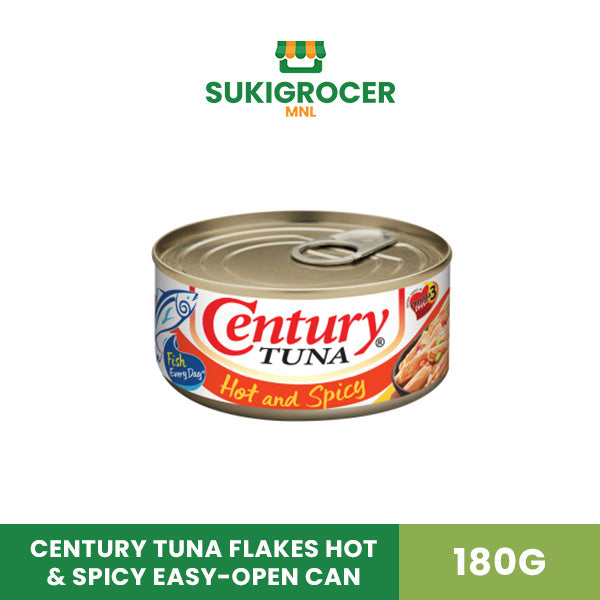 Century Tuna Flakes Hot & Spicy Easy-open Can 180G