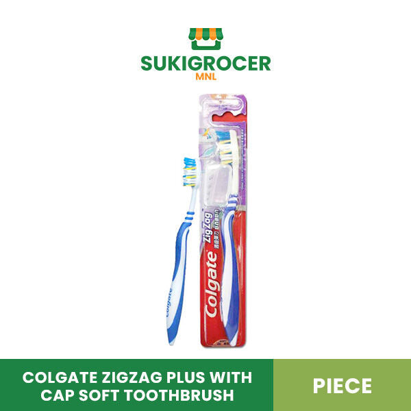 Colgate Zigzag Plus with Cap Soft Toothbrush Piece