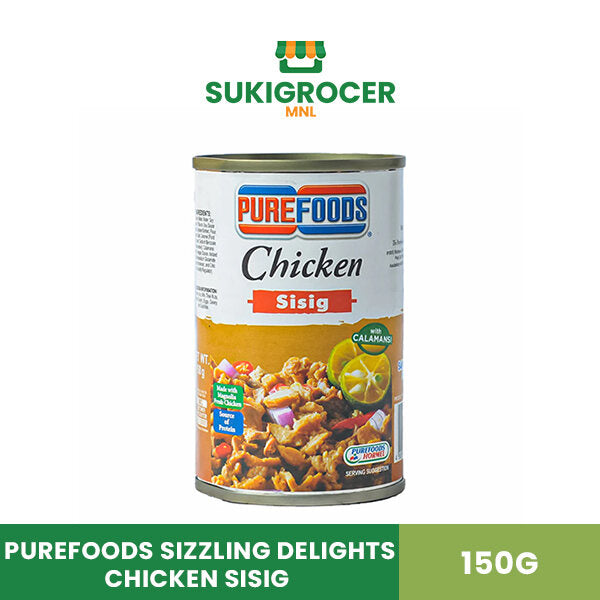 Purefoods Sizzling Delights Chicken Sisig 150G