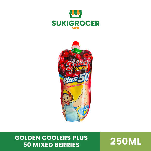 Golden Coolers Plus 50 Mixed Berries 250ML