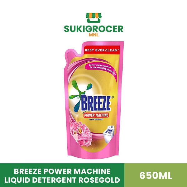 Breeze power machine liquid detergent rosegold 650G