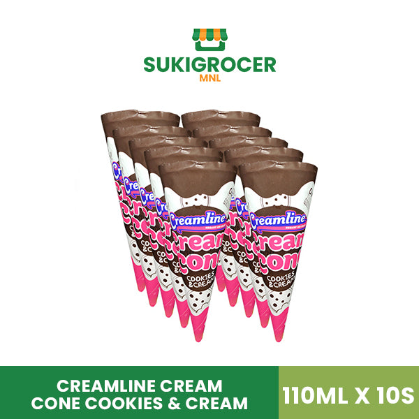 Creamline Cream Cone Cookies & Cream 110ML x 10s