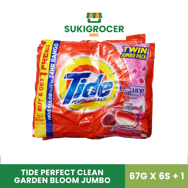 Tide Perfect Clean Garden Bloom Jumbo 67G x 6s + 1