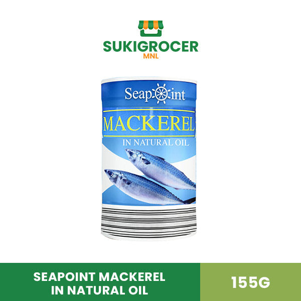 Seapoint Mackerel in Natural Oil  155G