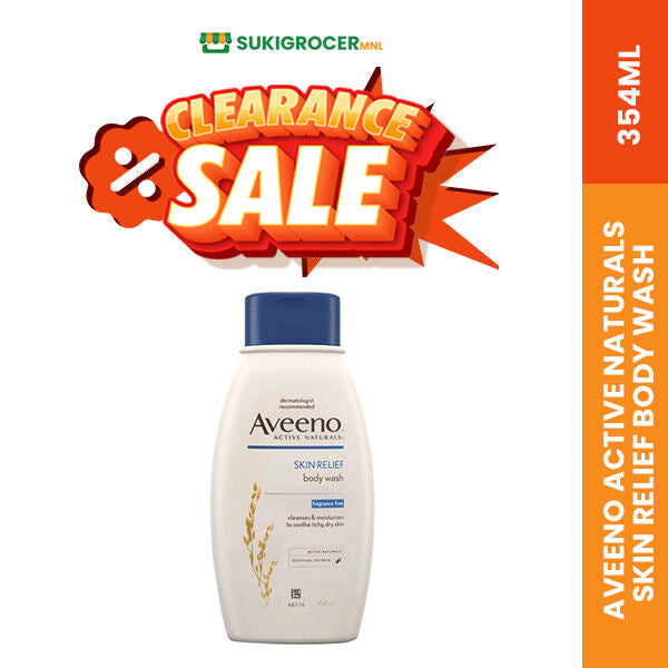 [CLEARANCE SALE] Aveeno Active Naturals Skin Relief Body Wash 354ML [Expiration:  Feb 6 2025]