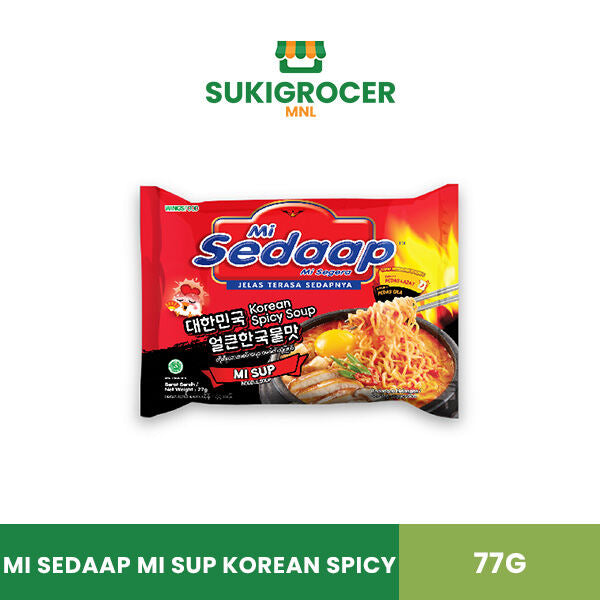 Mi Sedaap Mi Sup Korean Spicy 77G