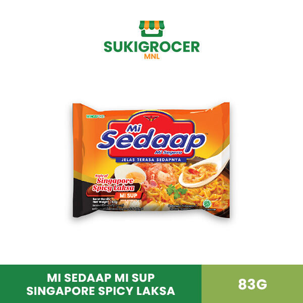 Mi Sedaap Mi Sup Singapore Spicy Laksa 83G