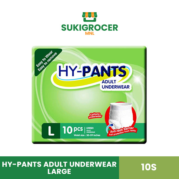 Hy-Pants Adult Underwear Large 10s
