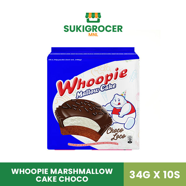 Whoopie Marshmallow Cake Choco 34G x 10s