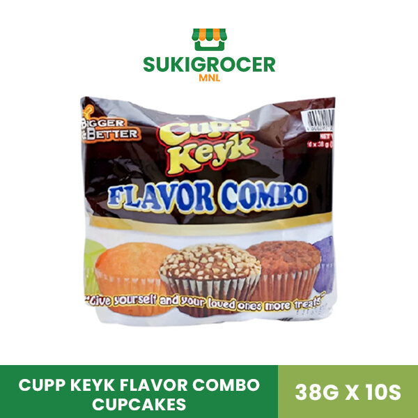 Cupp Keyk Flavor Combo Cupcakes 38g x 10's
