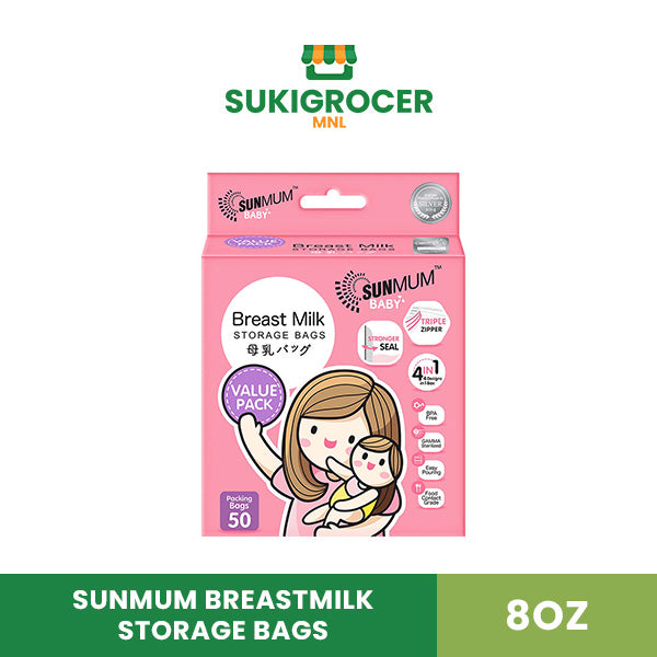 Sunmum Breastmilk Storage Bags 8oz