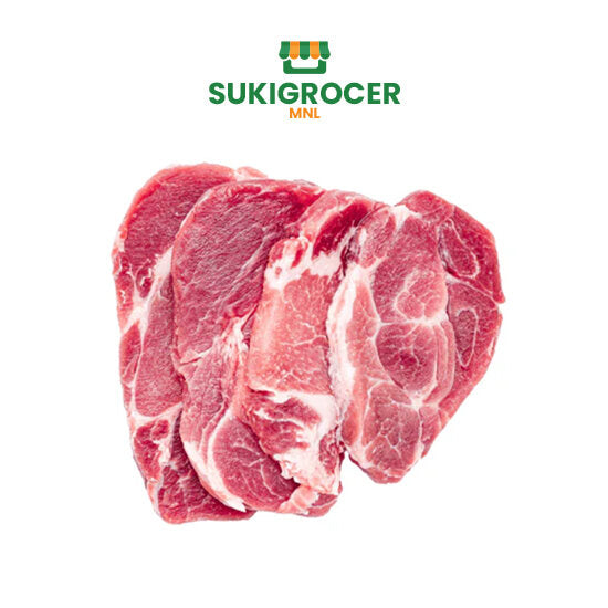 Rare Food Shop Pork Collar Steak Cut/Moksal 1KG