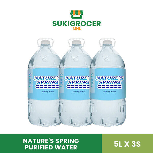Nature's Spring Purified Water 5L