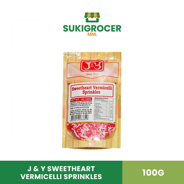 J & Y Sweetheart Vermicelli Sprinkles 100G