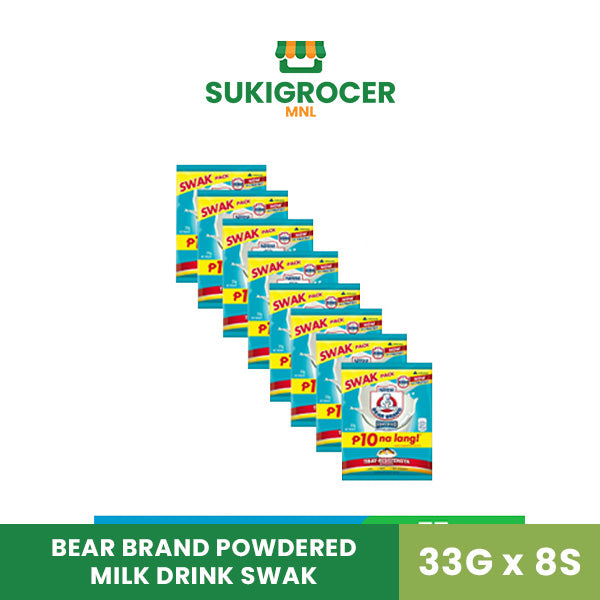 Bear Brand Powdered Milk Drink Swak 33G x 8s