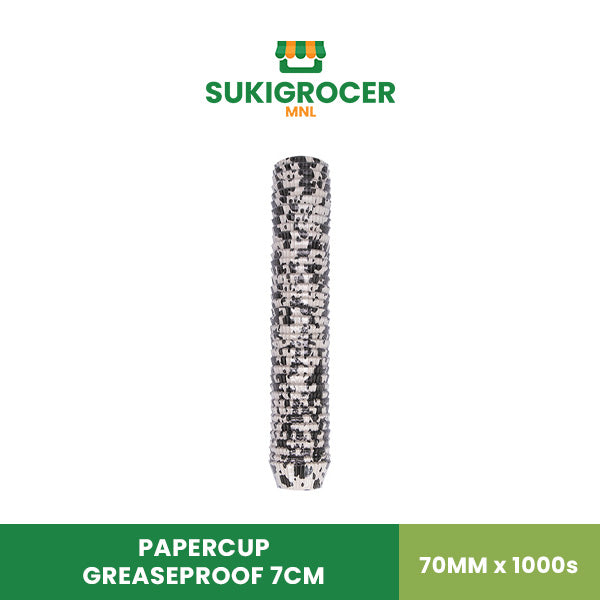 Papercup Greaseproof 7cm 70mm x 1000s