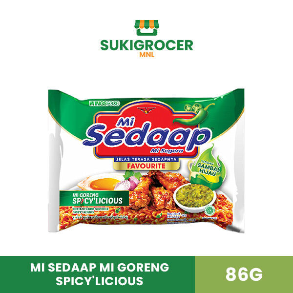 Mi Sedaap Mi Goreng Spicy'Licious 86g