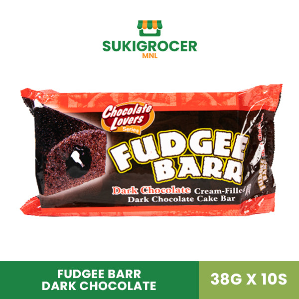 Fudgee Barr Dark Chocolate 38G x 10s