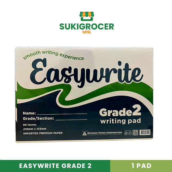 Easywrite Pad Paper Grade 2 80 Leaves