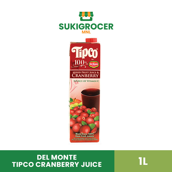 Del Monte Tipco Cranberry Juice 1L