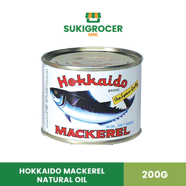 Hokkaido Mackerel Natural Oil 200G