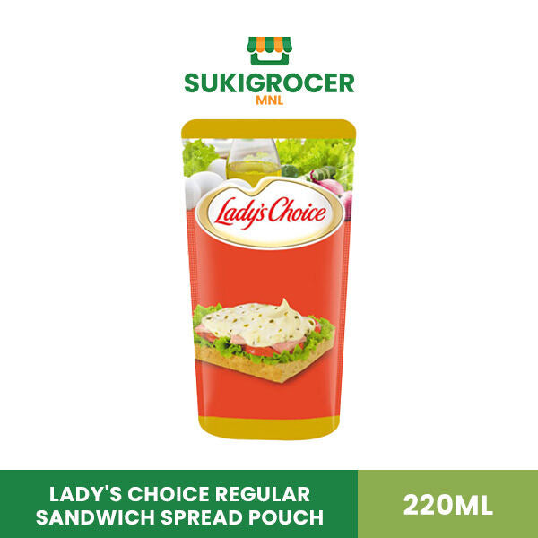 Lady's Choice Regular Sandwich Spread Pouch 220ML