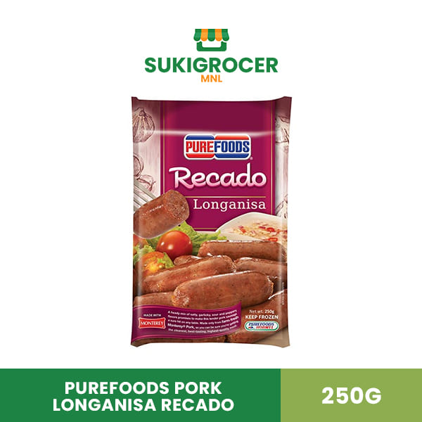 Purefoods Pork Longanisa Recado 250G