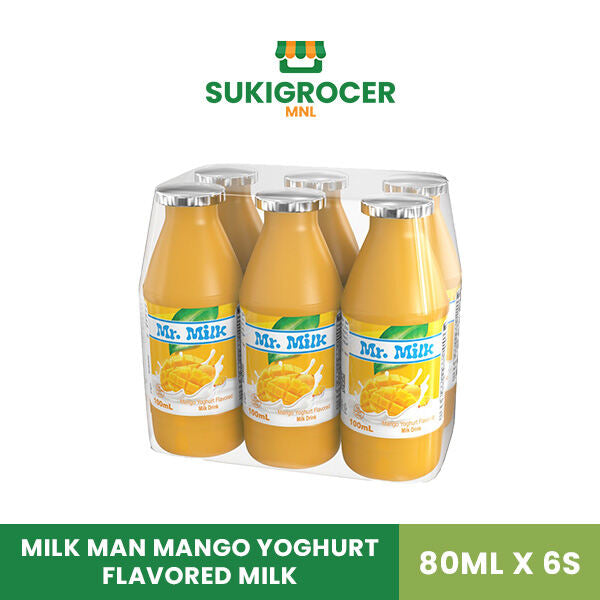 Milk Man Mango Yoghurt Flavored Milk 80ML x 6s