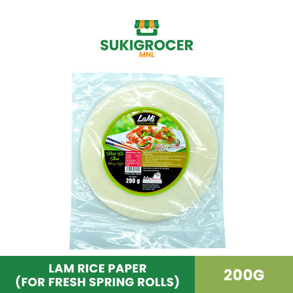 Lam Rice Paper (for Fresh Spring Rolls) 200G