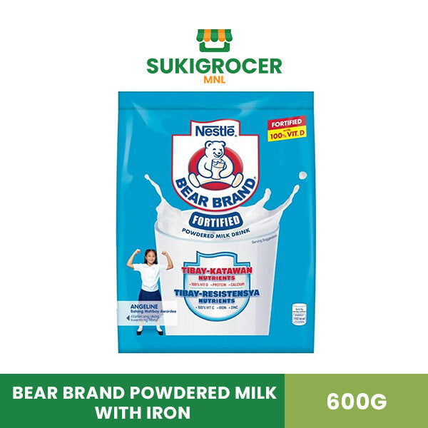 Bear Brand Milk Powdered Milk Drink with Iron 600G