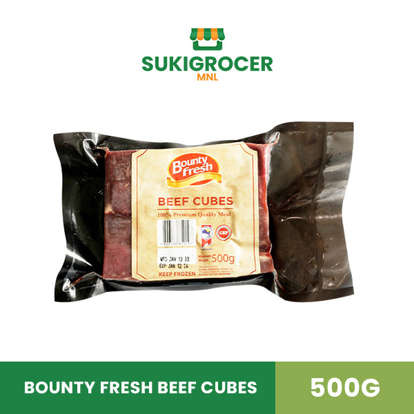 Bounty Fresh Beef Cubes 500G