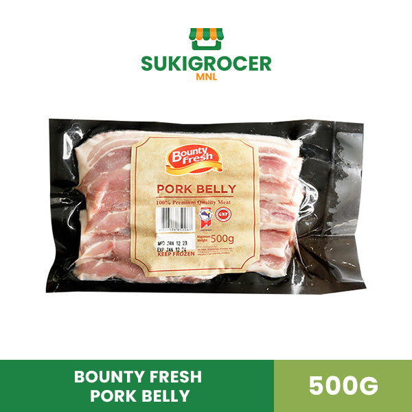 Bounty Fresh Pork Belly 500G