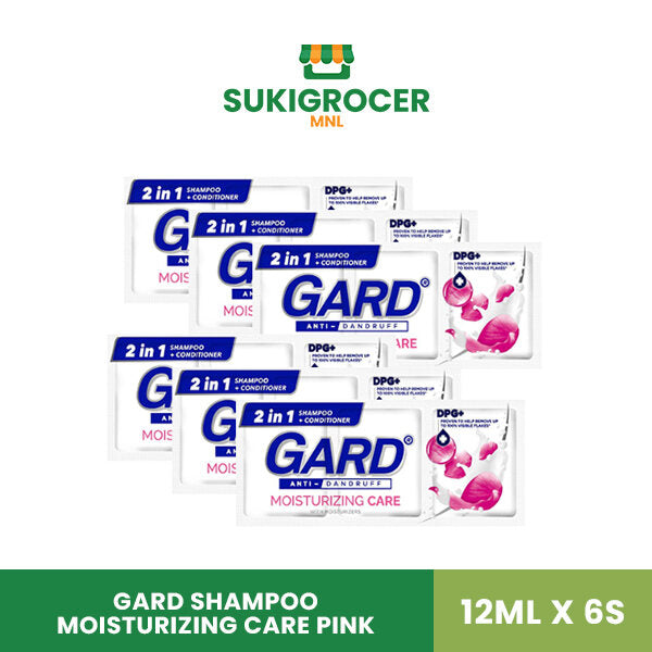 Gard Shampoo Moisturizing Care Pink 12ML x 6's