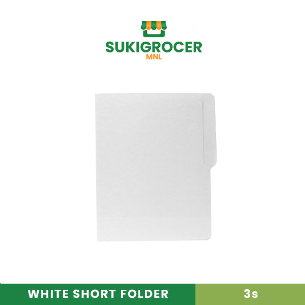 White Short Folder 3s
