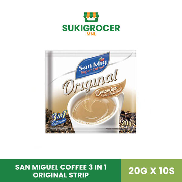 San Miguel Coffee 3 in 1 Original Strip 20G x 10s