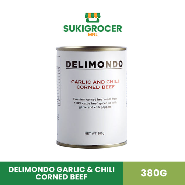 Delimondo Garlic & Chili Corned Beef 380G