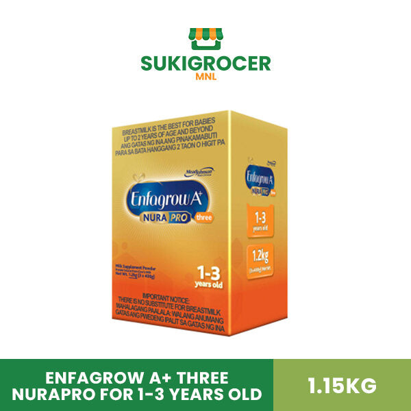Enfagrow A+ Three NuraPro for 1-3 Years Old 1.15KG [Expiration: Sep 15, 2025]