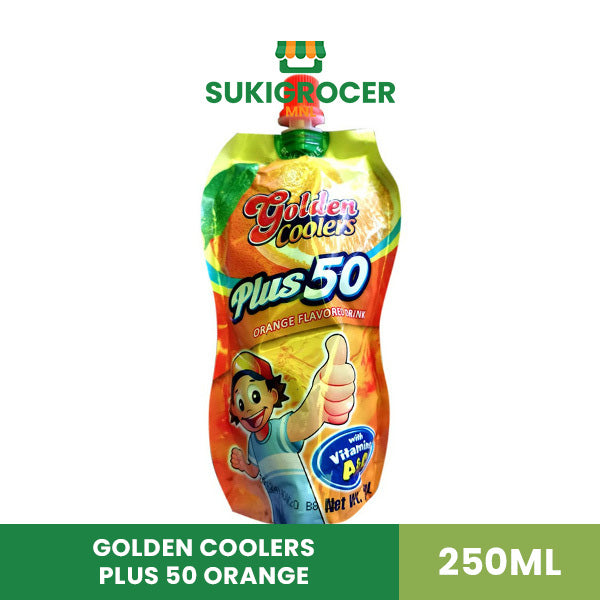 Golden Coolers Plus 50 Orange Juice 250ML