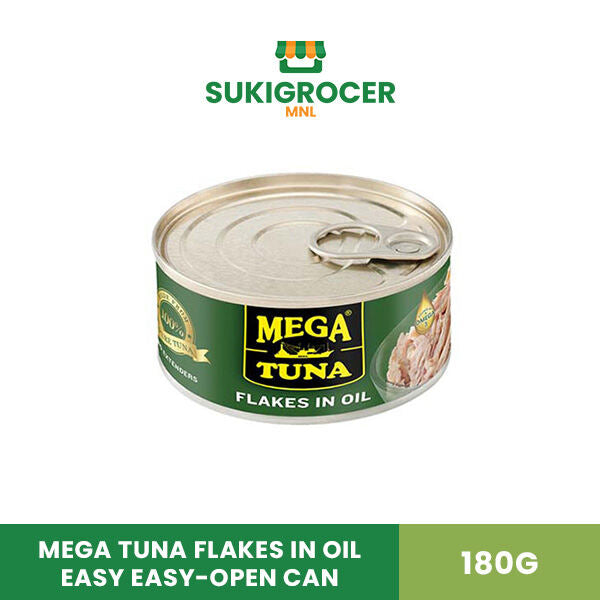 Mega Tuna Flakes in Oil Easy Easy-Open Can 180G