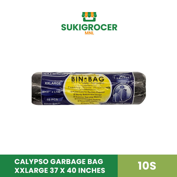 Calypso Garbage Bag XXLarge 37 x 40 Inches 10s