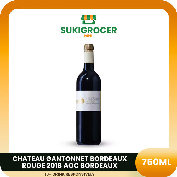 Chateau Gantonnet Bordeaux Rouge 2018 - AOC Bordeaux 750ml
