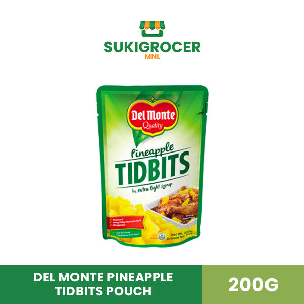 Del Monte Pineapple Tidbits Pouch 200g