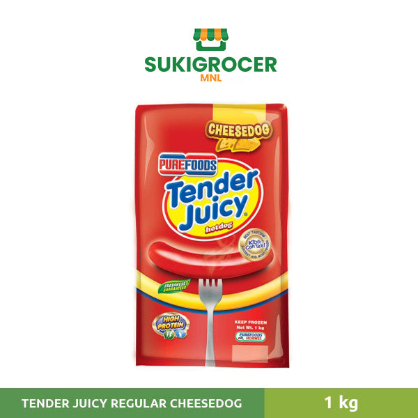 Tender Juicy Regular Cheesedog 1kg