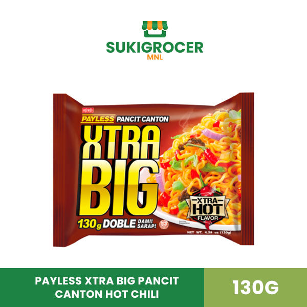 Payless Xtra Big Pancit Canton Hot Chili 130G